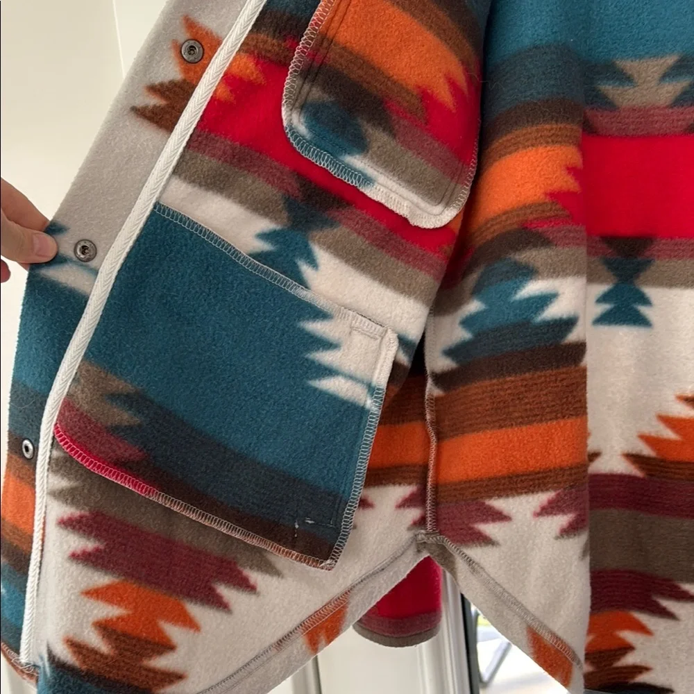 Colorful Aztec Patterned Jacket - Picture 6 of 10